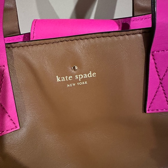 Kate Spade Tan and Pink Tote Bag - Picture 3 of 15